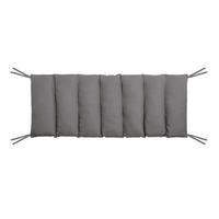 LEINEN-MATRATZE für Spielbogen grau FIT ARCH CUSHION - Grau, Textil (60/7/160cm) - RNT By Really Nice Things