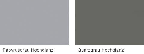 Papyrusgrau Hochglanz | Quarzgrau Hochglanz