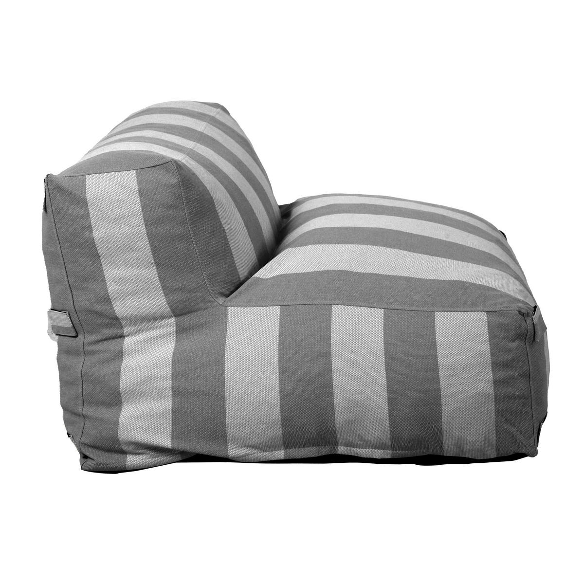 GARTENSESSEL, Grau - Grau, Textil - Oviala