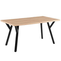ESSTISCH, Holz - Braun, Holz (240/90/76cm) - Oviala