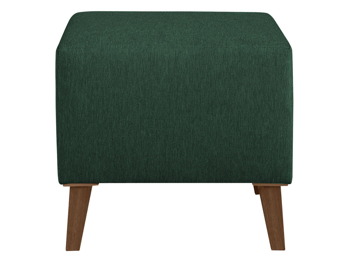 POLSTERHOCKER Oviedo - Grün, Holz/Kunststoff (51/45/51cm) - MIRJAN24
