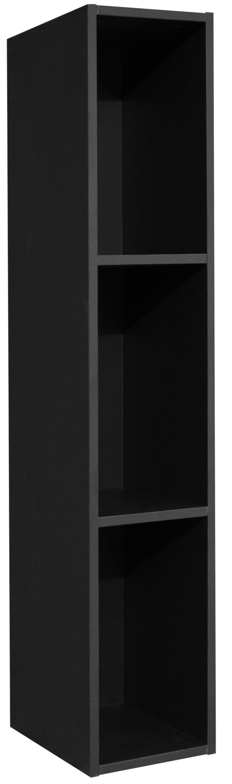 XXXLutz Hängeregal Schwarz 118x22x32 cm