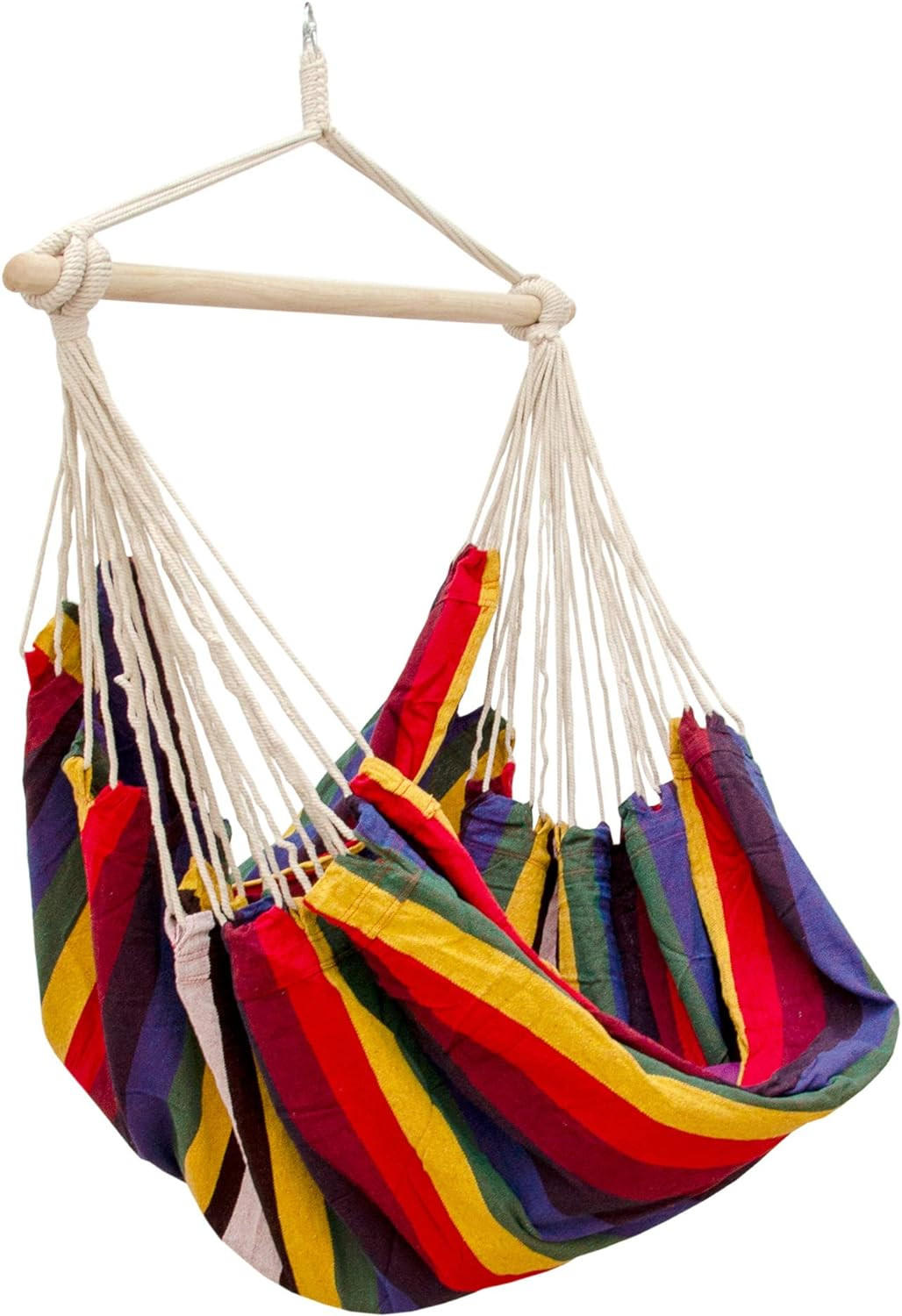 XXL HÄNGESESSEL 185/130 cm Belastbar bis 150 kg Multicolor - Multicolor, Textil (130/155/185cm) - Amanka