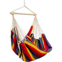 XXL HÄNGESESSEL 185/130 cm Belastbar bis 150 kg Multicolor - Multicolor, Textil (130/155/185cm) - Amanka