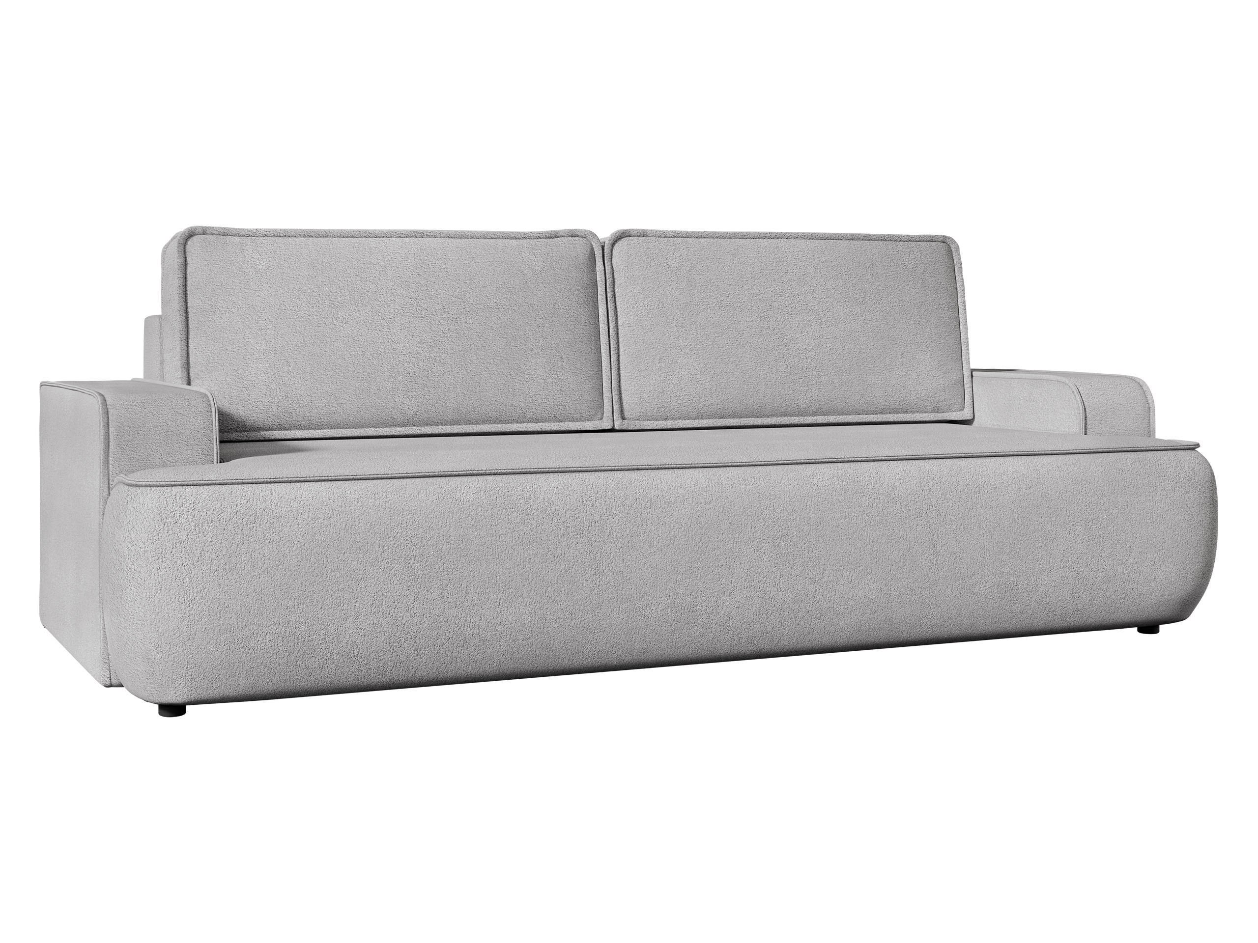 SCHLAFSOFA Mono - Hellgrau/Schwarz, Holz/Kunststoff (248/94/110cm) - MIRJAN24