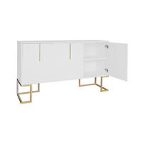 SIDEBOARD Weiß 138/40/80,5CM - Weiß, Holzwerkstoff/Metall (40/80.5/138cm) - Urban Meuble