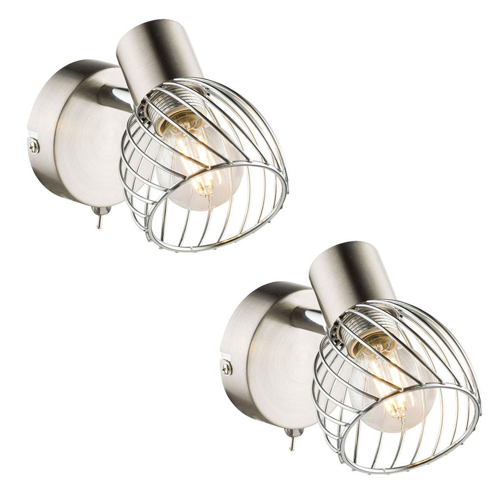 Globo Lighting 2X Silber 8x12x12 cm