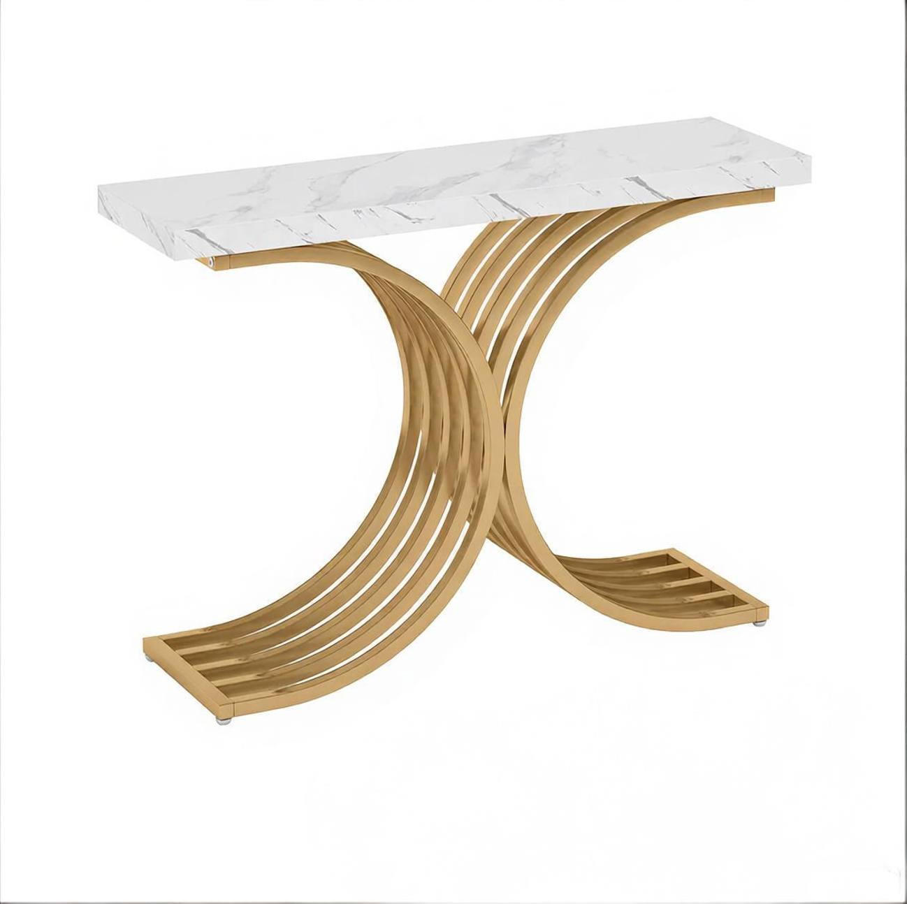 Ivmeu Konsolentisch Gold 30x80x100 cm