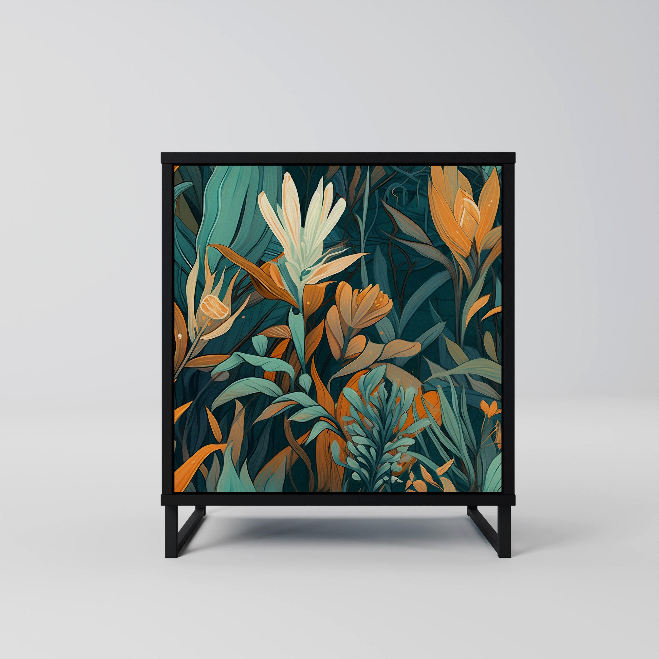 SpaceRebels Sideboard Schwarz 57.5x67.5x42 cm