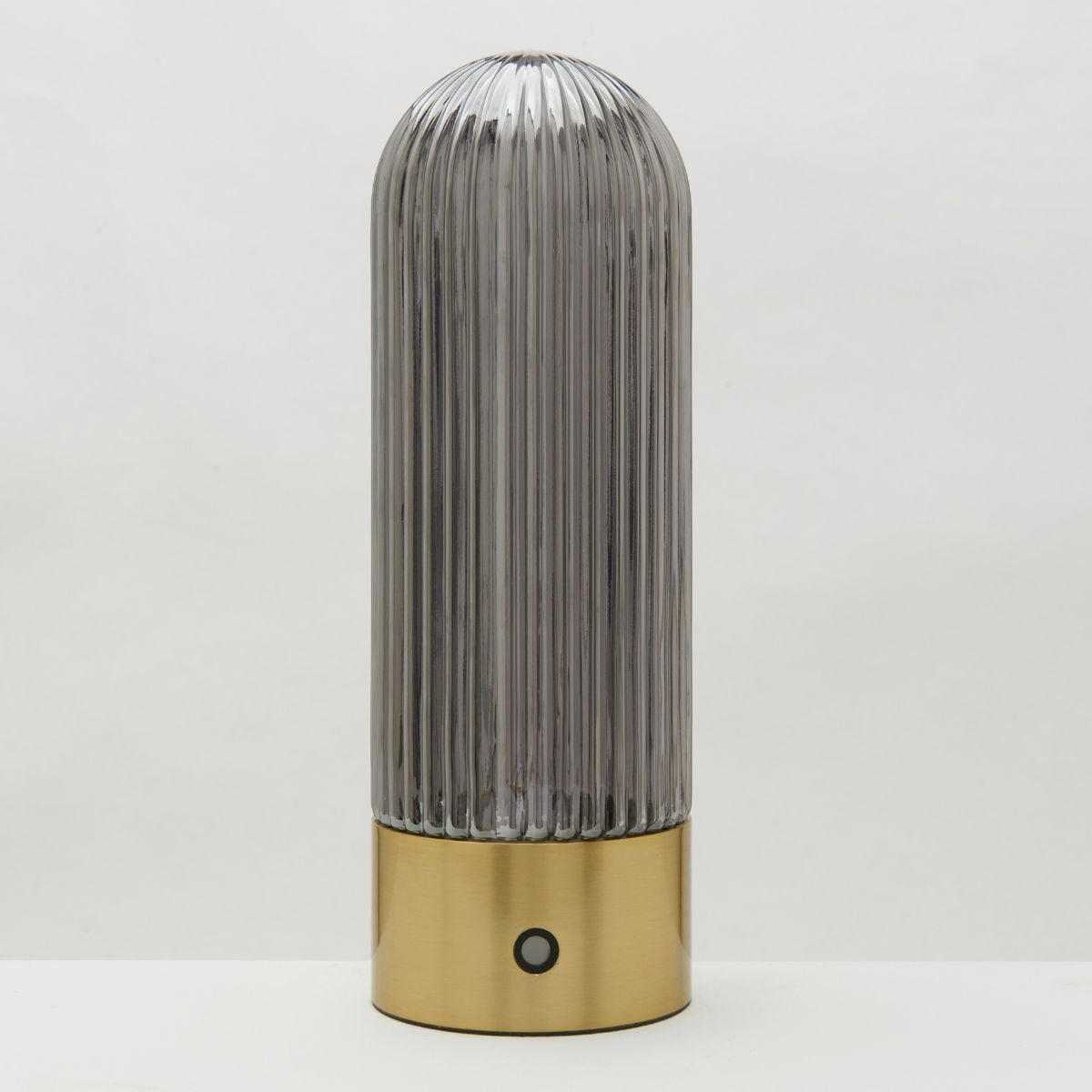 TISCHLAMPE Touareg Rauch H.50cm - Goldfarben, Metall (16/9/27cm) - Signature