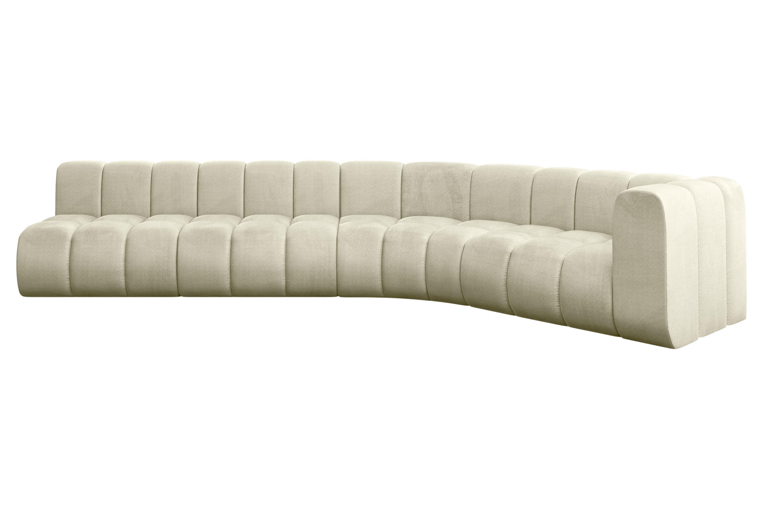 Altdecor Ecksofa Beige 399x194 cm