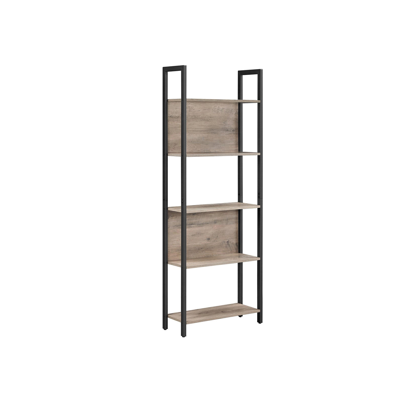 STANDREGAL BÜCHERREGAL - Schwarz, Holzwerkstoff (24/165/62cm) - Hansiro