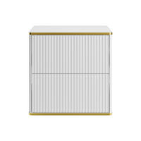 WASCHBECKENUNTERSCHRANK - 60 cm x 47 cm - Holz, Platte - Weiß - KELIZA - Weiß, Holz (60/54/47cm) - Vente-Unique