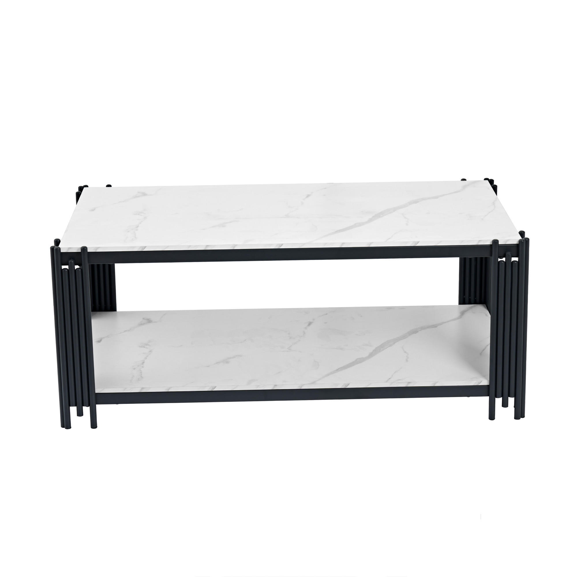 ComfortXL Couchtisch Weiß 114x46x64 cm