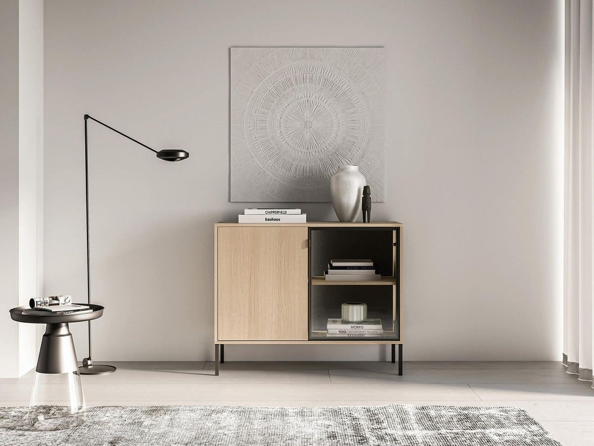 KOMMODE – 107 cm – Barnee – Kaschmir - Kaschmir, Holzwerkstoff (107/86/40cm) - hi-markt