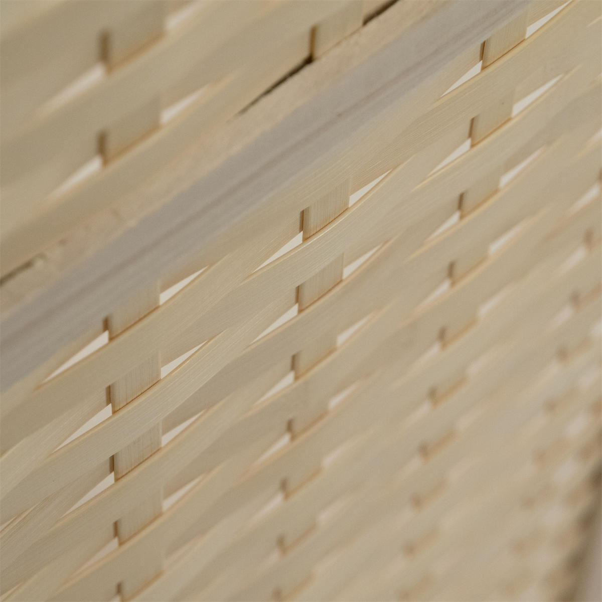 RAUMTEILER Bambu 3-tlg. Bambus Holz natur - Naturfarben, Holz (120/170/3cm) - DESIGN DELIGHTS