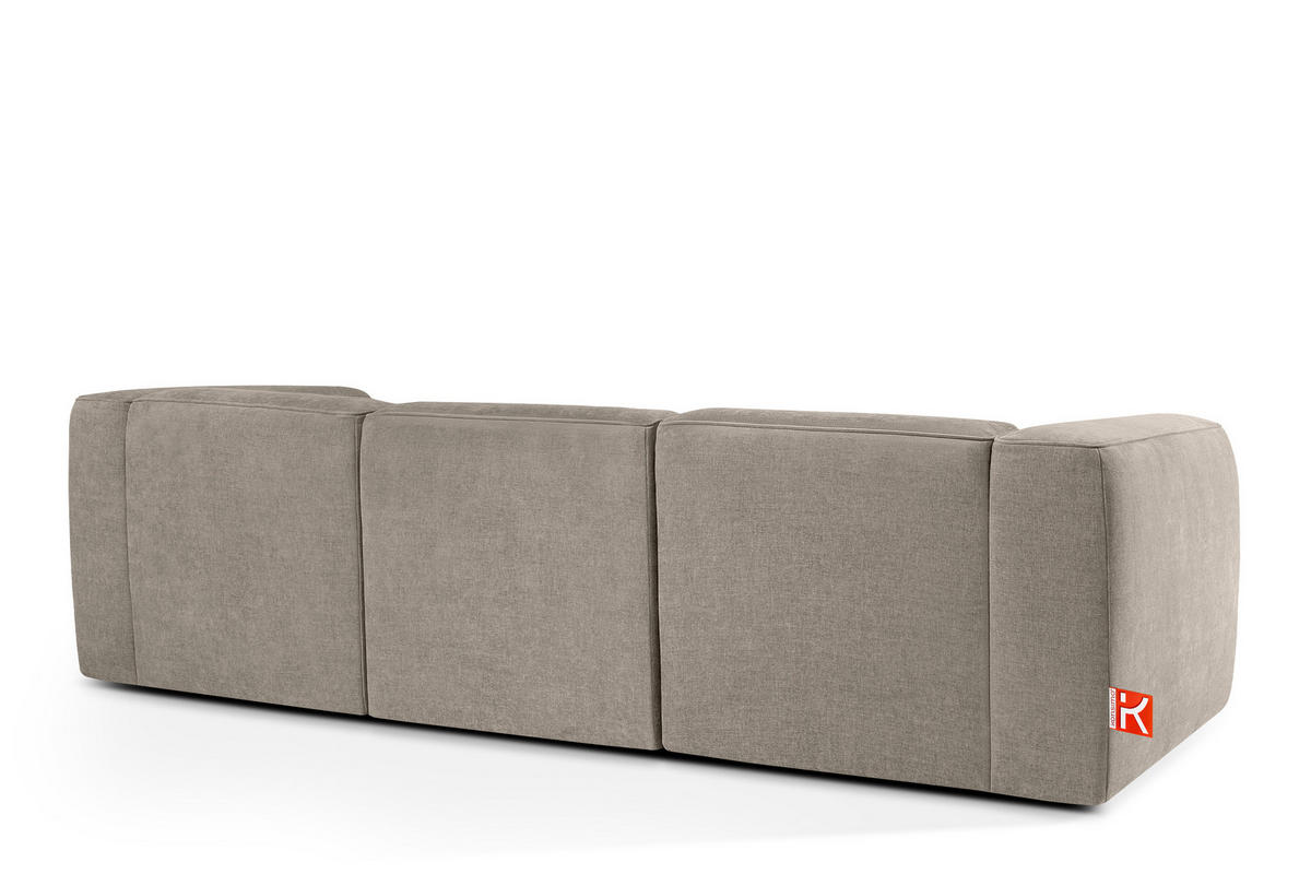 3-SITZER SOFA FUBBO, Beige - Beige, Holz/Holzwerkstoff (290/73/96cm) - KONSIMO®