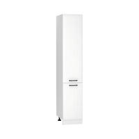HOCHSCHRANK D40SŁ P/L – Arvion – Praktische Aufbewahrungseinheit – Weiß / Matt - Weiß, Holzwerkstoff/Metall (40/213.3/56cm) - ROYAL24_MARKT