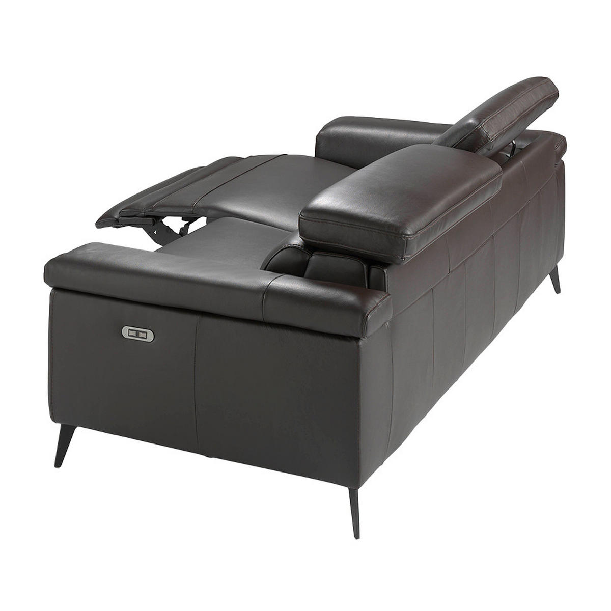 SOFA 3-SITZER Braun 215/103/99 cm - Braun, Leder (215/99/103cm) - ANGEL CERDA