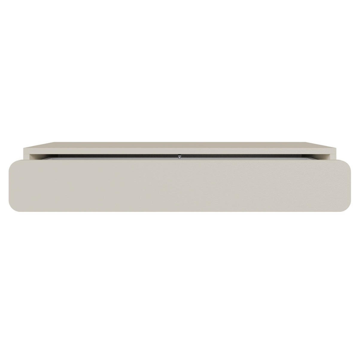 HÄNGEKONSOLE Wuwu Greige mit Schublade 90 cm - Taupe, Holzwerkstoff (90/17/35cm) - Selsey