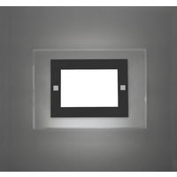 WANDLEUCHTE - Schwarz, Glas (35/25/6cm) - Lumicom