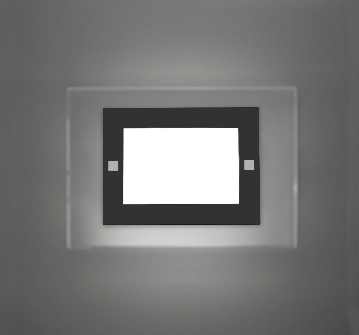 WANDLEUCHTE - Schwarz, Glas (35/25/6cm) - Lumicom