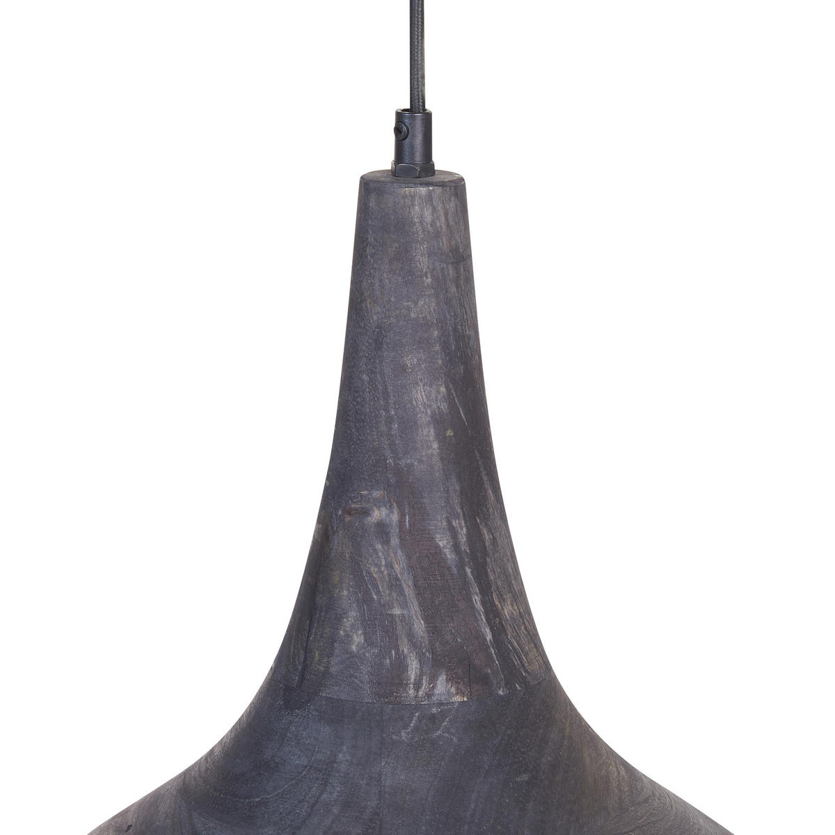 HÄNGELEUCHTE Bagmati 36/36/150 cm - Schwarz, Holz (36/36/150cm) - Beliani