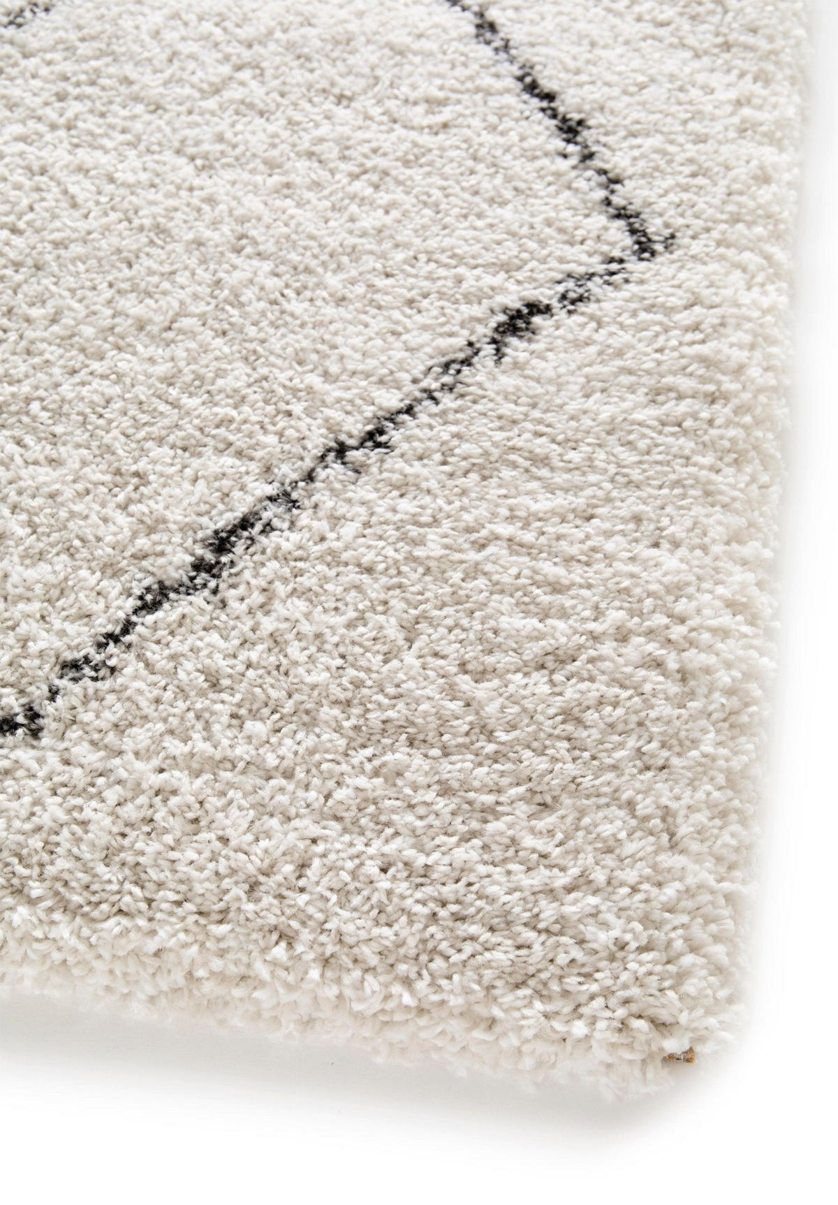 TEPPICH Shaggy weich voluminös beige - Beige, Textil (140/200cm) - AFK Living