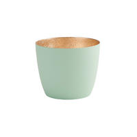 TEELICHTHALTER Madras M, Eisen, Aqua, 8.5 cm - Blau, Metall (9cm) - Gift Company