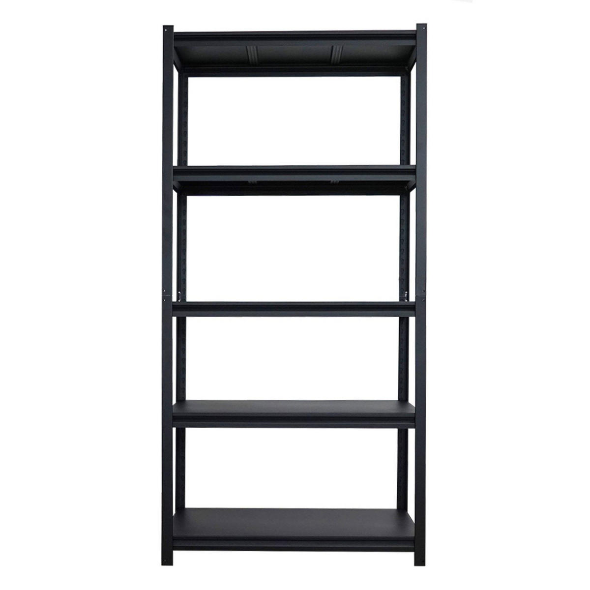 SCHWERLASTREGAL Thorin 180x90x40cm 5 Stahlplatten-Ebenen Fachlast 350 kg Schwarz - Schwarz, Metall (90/180/40cm) - PROREGAL