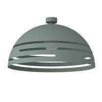 DECKENLEUCHTE Circuit - Grün, Metall (60/60/30cm) - Lumicom