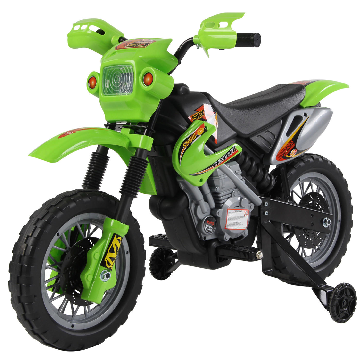 ELEKTRO-MOTORRAD DE-13171 Stützräder Grün/Schwarz - Grün, Kunststoff (102/53/66cm) - ComfortXL