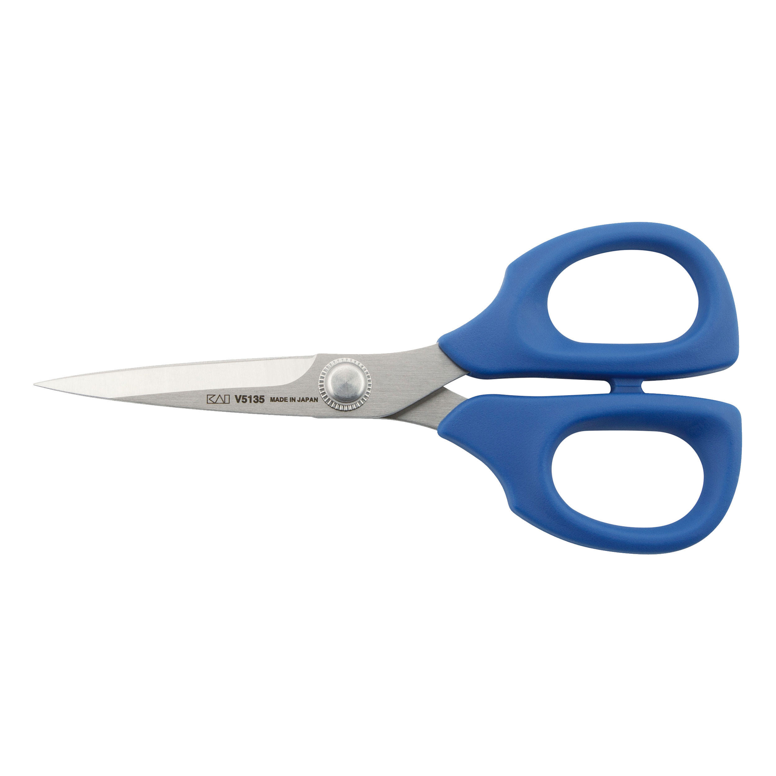 ALLROUNDSCHERE V5000 Blue Edition mit Schutzkappe, 13.5 cm - Blau, Metall (13.5/6.5/1cm) - Kai Messer