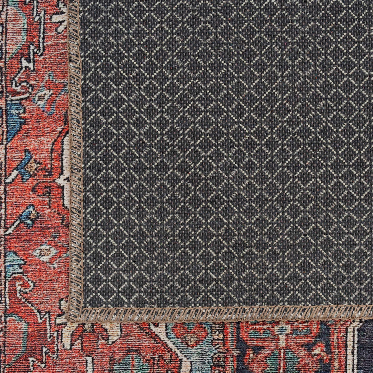 FLACHWEBETEPPICH Savanna Rot - Rot, Textil (240/330cm) - Kukoon Rugs