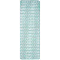 IN- UND OUTDOOR TEPPICH LÄUFER BEIDSEITIG CAPE COD - Türkis, Textil (100/200cm) - Snapstyle