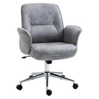 DREHSTUHL 67/92-102/69 cm Hellgrau aus Polyester höhenverstellbar mit Wippfunktion - Hellgrau, Kunststoff (69/102/67cm) - OKMYHOME