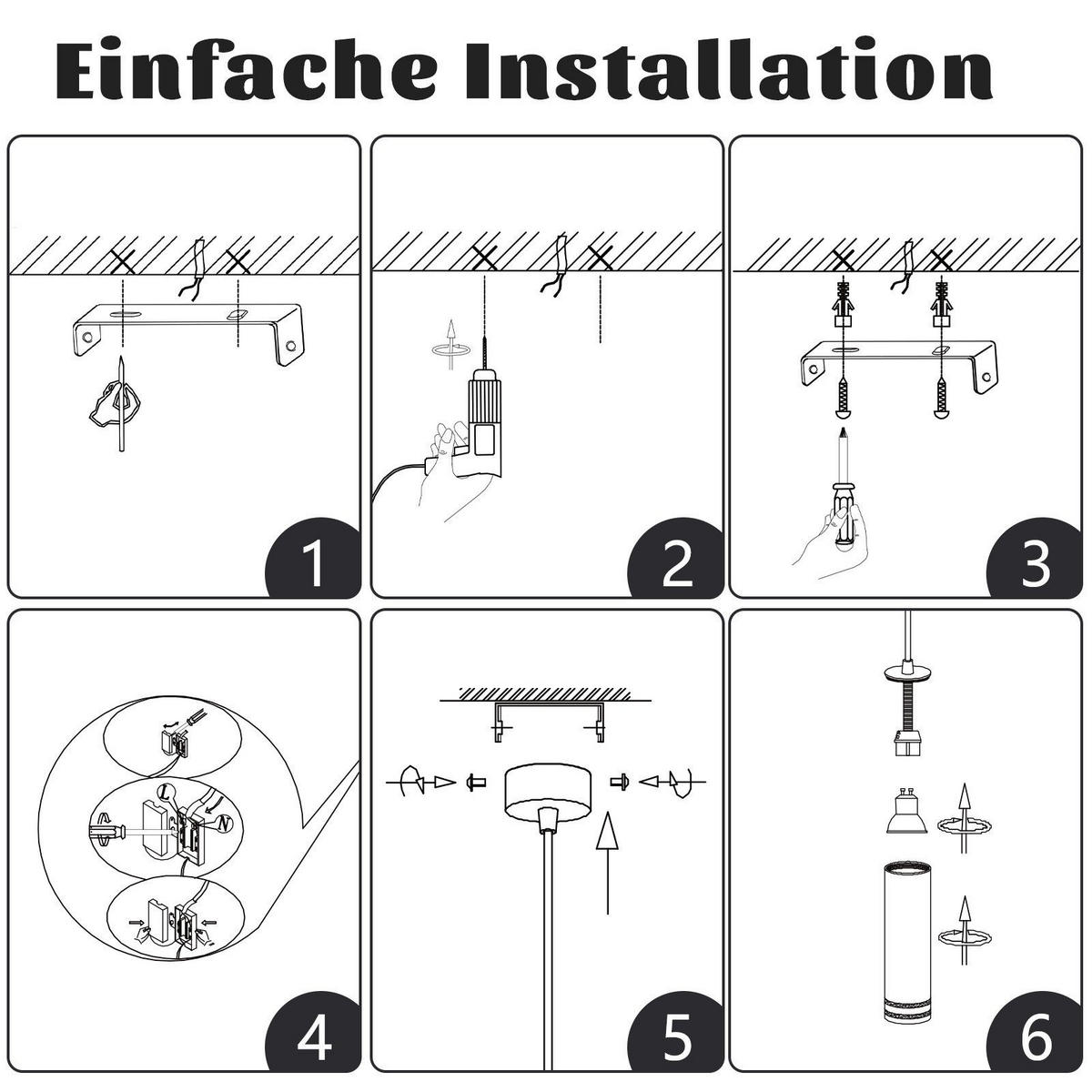 PENDELLEUCHTE BLAKE Ⅲ 155/30/6 cm - Schwarz, Metall (155/30/6cm) - Nettlife