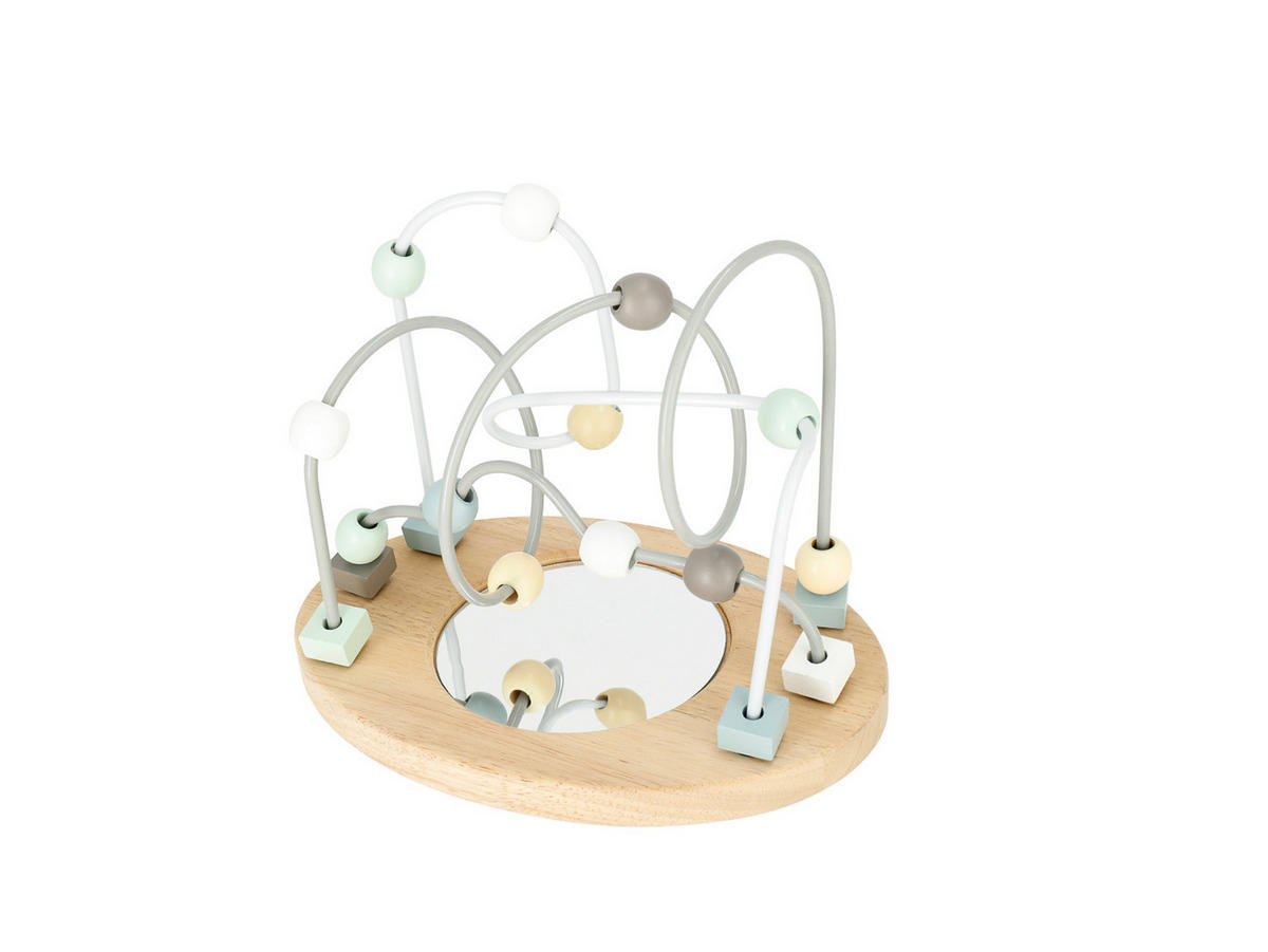 MOTORIKSCHLEIFE mit Spiegel - Multicolor, Holz (170/250cm) - Bieco Spielwaren