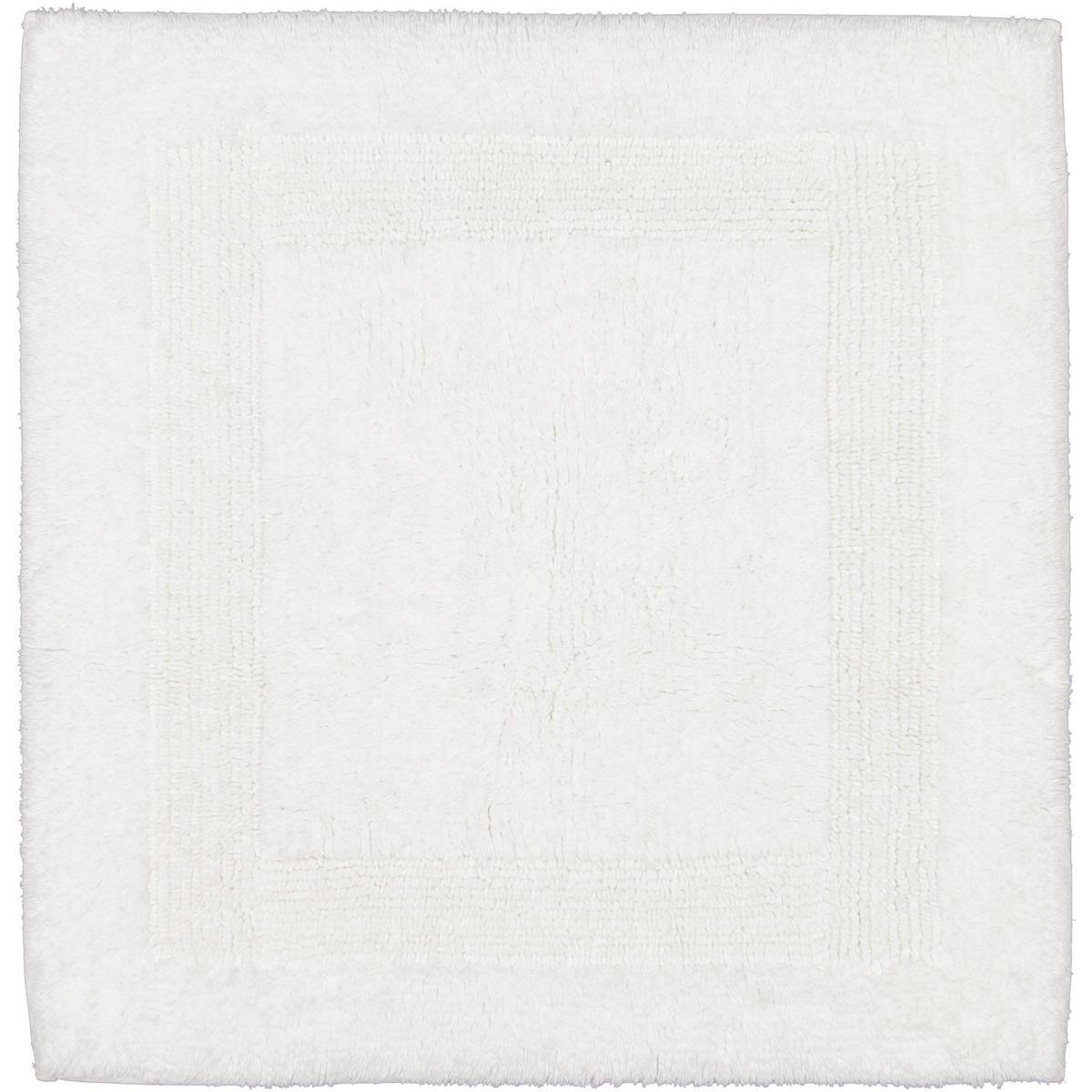 BADTEPPICHE LUXUS BADTEPPICH 1000 WEISS - 600 - Weiß, Textil (60/60cm) - Cawö