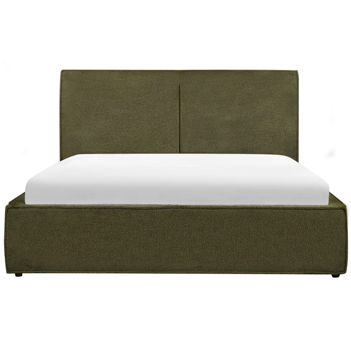 POLSTERBETT 160/200 cm Grün Moissac - Grün, Textil (160/200cm) - Beliani