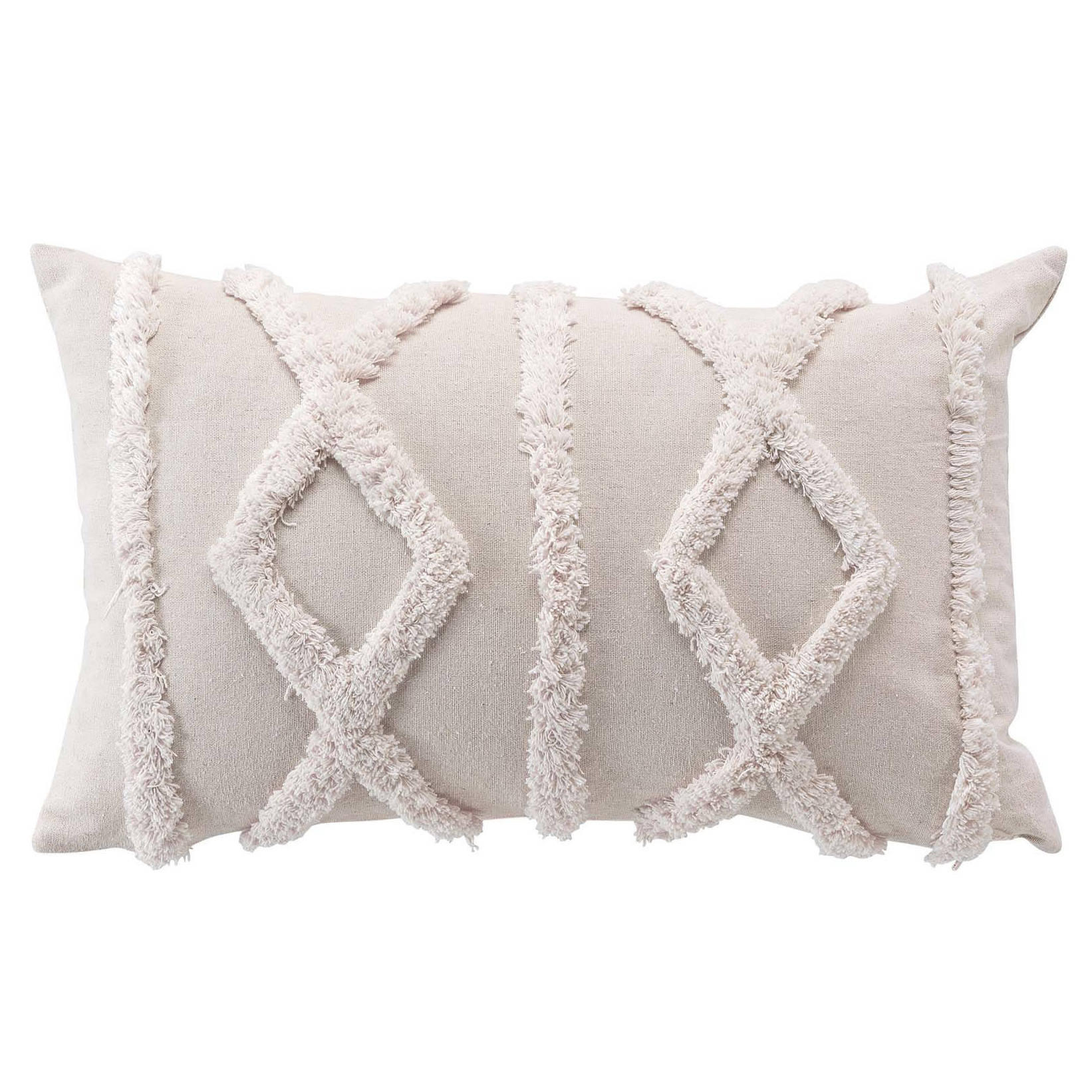 ZIERKISSEN Safira 30/50 cm - Creme, Textil (30/50cm) - Douceur d´intérieur