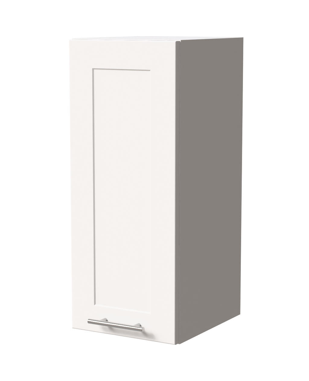HÄNGESCHRANK Oslo W2/30 Weiß / Weiß Matt 30 / 32,5 / 72cm - Weiß, Holz/Holzwerkstoff (30/72/32.5cm) - Feldmann-Wohnen