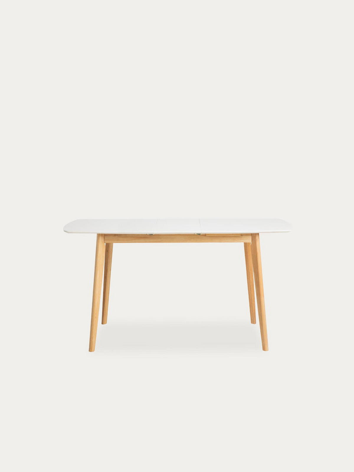 ESSTISCH Thana Natur - Weiß 75 x 120 - Braun, Holzwerkstoff (120/75/75cm) - Kenay Home