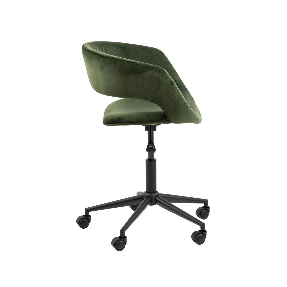 BÜROSTUHL, Grün - Grün, Textil (56/87/54cm) - Oviala