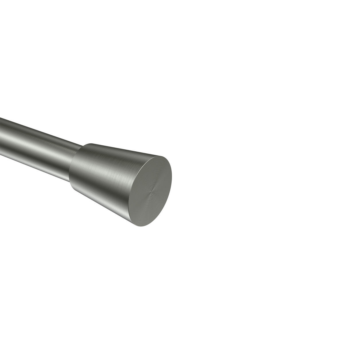 ENDSTÜCKE FÜR GARDINENSTANGEN 20 mm Ø, Sitra Edelstahl-Optik, Packung 2 Stück - Edelstahlfarben, Metall (4.1/3/3cm) - INTERDECO