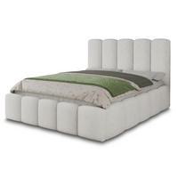 POLSTERBETT Aura - Eichefarben/Schwarz, Holz/Kunststoff (180/200cm) - Sofnet