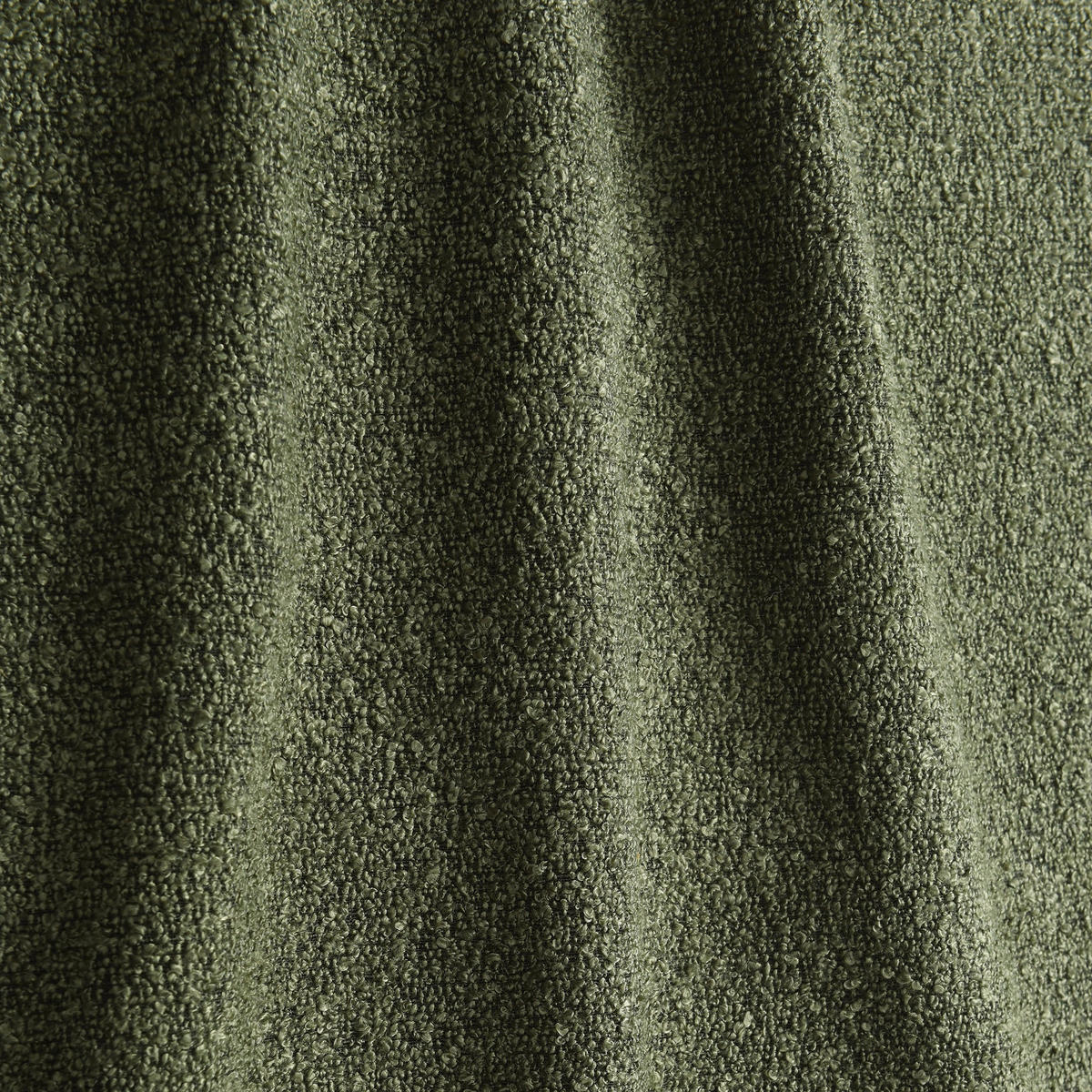 SESSEL IGGY Bouclé-Stoff Kaki 60cm - Dunkelgrün/Grün, Textil (60/70/71cm) - Sia Home