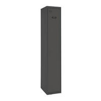 SPIND Amego HxBxT 180x30x50 cm 1 Abteil Grundmodul Anthrazit-Anthrazit - Anthrazit, Metall (30/180/50cm) - PROREGAL