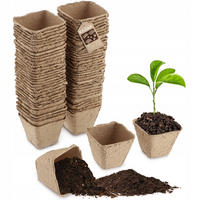 TORFTÖPFE 6 x 5 cm, 72 Stk. - Naturfarben, Naturmaterialien - KADAX
