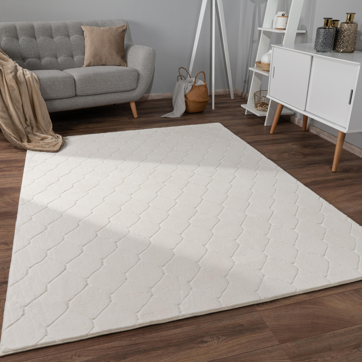 KURZFLORTEPPICH 240/340 cm Lelystad 522 - Creme, Textil (240/340cm) - Paco Home